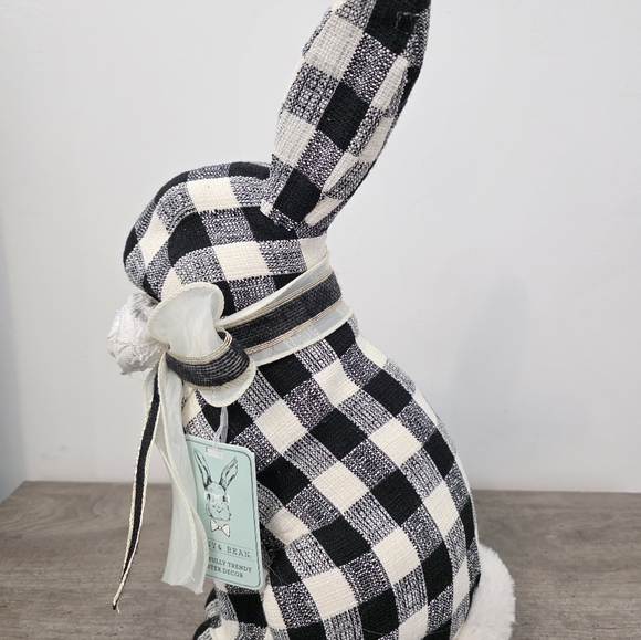 New Checkered Easter Bunny McKenzie child inspired Easter decor 2026 - Picture 5 of 7